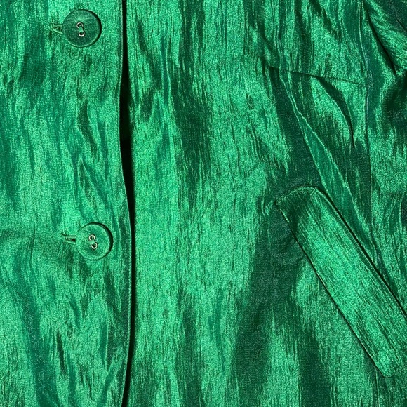 CLOSING SALE Ruby Rd. Vintage Green Blazer - Picture 4 of 5